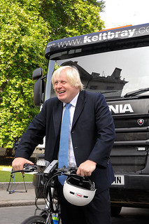 Mayor of London Boris Johnson wants HGVs to be fitted with cyclist safety equipment, which has already been adopted by the Keltbray haulage fleet, pictured